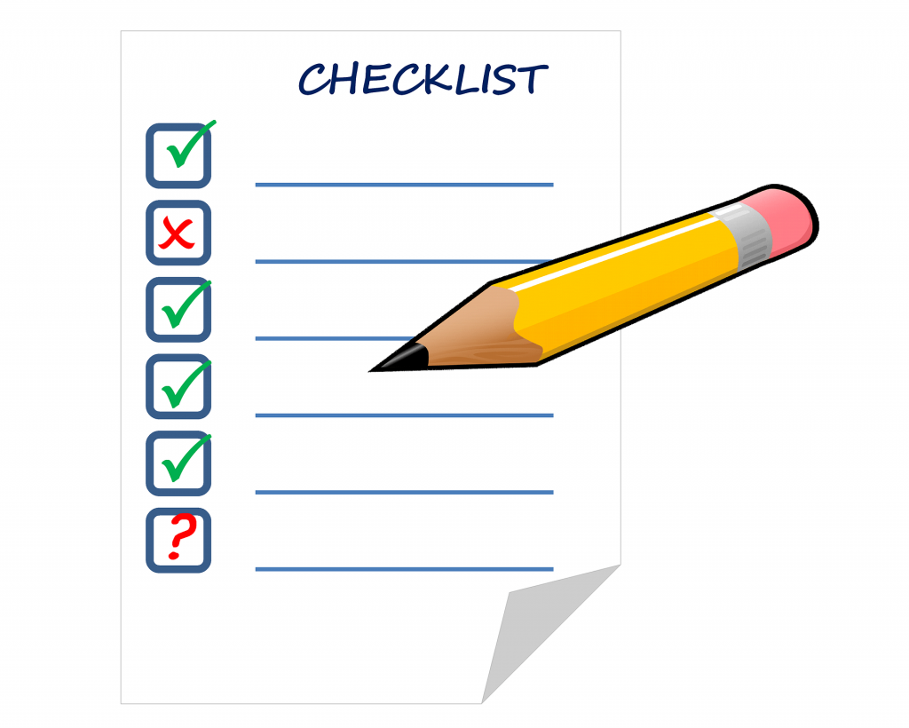 Audit Checklist for QA